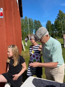 Mingelbild från föreställningen vid Arnäsgården. Foto: GUNILLA PERSSON